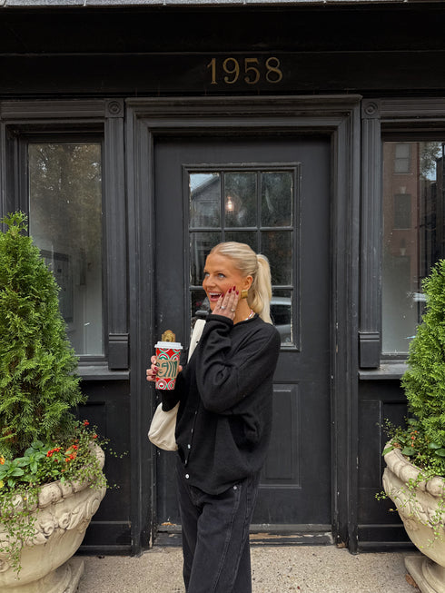 Coco Cutie Cardigan // Black